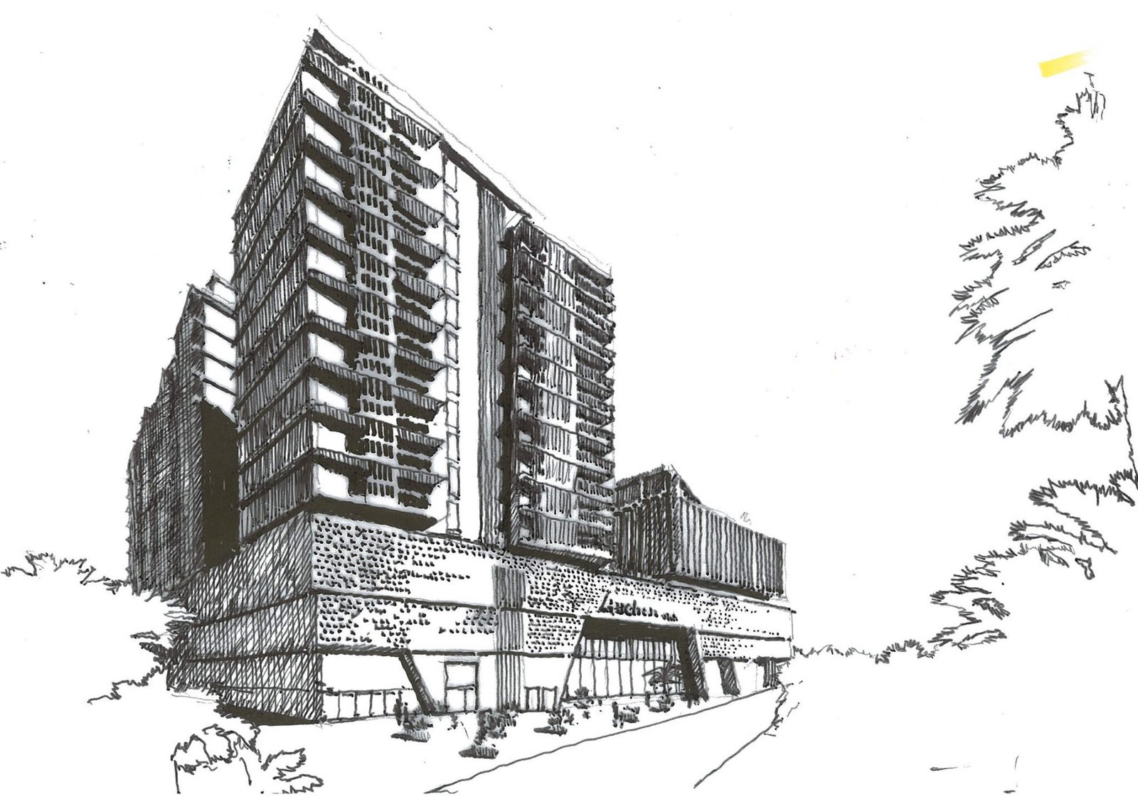 Croquis Nord Foire Dakar
